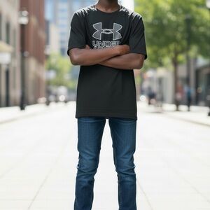 Under Armour kids black xl shirt with tags